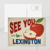 Lexington Kentucky Apple - Vintage Travel Briefkaart (Voorkant / Achterkant)