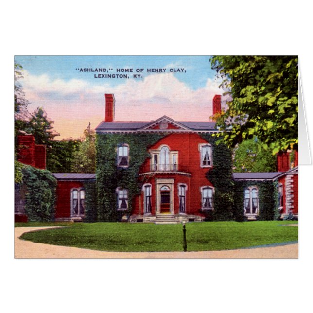 Lexington, Kentucky Ashland, thuis van Henry Clay (Voorkant Horizontaal)