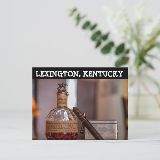 LEXINGTON KENTUCKY BOURBON Postcard Briefkaart (Staand voorkant)