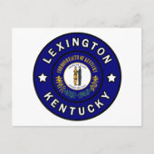 Lexington Kentucky Briefkaart (Voorkant)