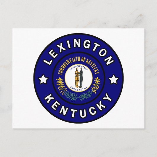 Lexington Kentucky Briefkaart (Voorkant)