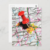 Lexington, Kentucky Briefkaart (Voorkant / Achterkant)