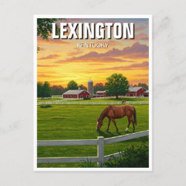 Lexington Kentucky Briefkaart Horse Boerderij