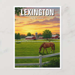 Lexington Kentucky Briefkaart Horse Boerderij