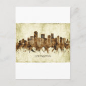 Lexington Kentucky Cityscape Uitnodiging Briefkaart (Voorkant)