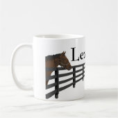 Lexington Kentucky Horse and Fence Koffiemok (Links)