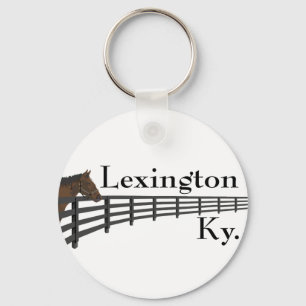 Lexington Kentucky Horse and Fence Sleutelhanger