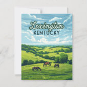 Lexington Kentucky Horses Bluegrass Boerderijen Ka (Voorkant)