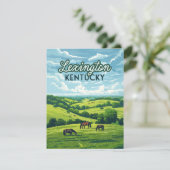 Lexington Kentucky Horses Bluegrass Boerderijen Ka (Staand voorkant)