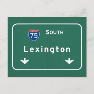 Lexington Kentucky Interstate Highway Freeway : Briefkaart