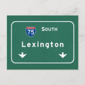 Lexington Kentucky Interstate Highway Freeway : Briefkaart (Voorkant)