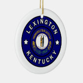 Lexington Kentucky Keramisch Ornament (Rechts)