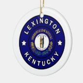 Lexington Kentucky Keramisch Ornament (Links)
