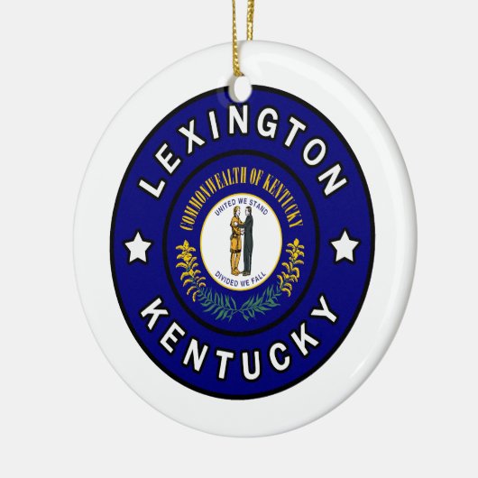 Lexington Kentucky Keramisch Ornament (Links)