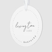 Lexington Kentucky KY Travel Verenigde Staten Ornament (voorkant)