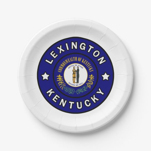 Lexington Kentucky Papieren Bordje (Voorkant)