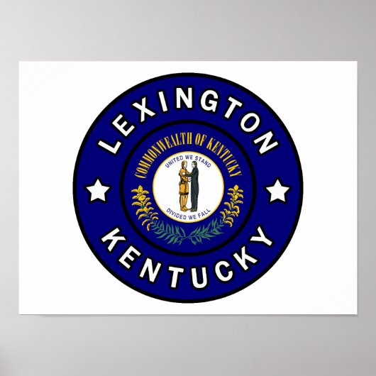 Lexington Kentucky Poster (Voorkant)