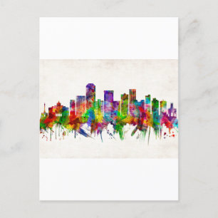 Lexington Kentucky Skyline Uitnodiging Briefkaart