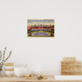 Lexington Kentucky Spindletop Stock Boerderij Poster (Keuken)