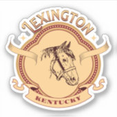 Lexington, Kentucky Sticker (Voorkant)