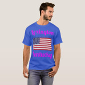 Lexington Kentucky stijlvolle prints T-shirt (Voorkant volledig)