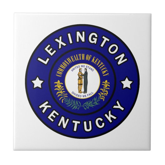 Lexington Kentucky Tegeltje (Voorkant)