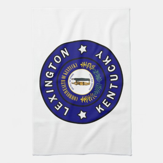Lexington Kentucky Theedoek (Verticaal)