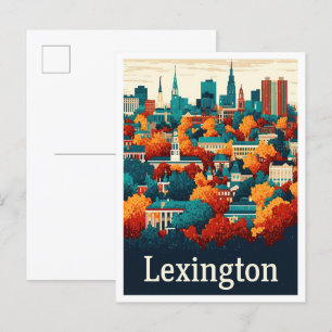 Lexington Kentucky Verenigde Staten Vintage Travel Briefkaart