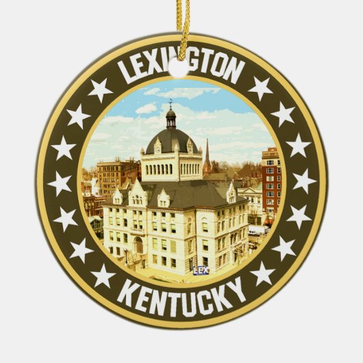 Lexington Keramisch Ornament (Voorkant)