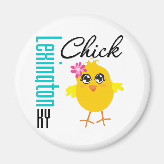 Lexington KY Chick Magneet (Voorkant)