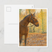 Lexington KY Horse Capital | Waterverf Feestdagenkaart (Voorkant / Achterkant)