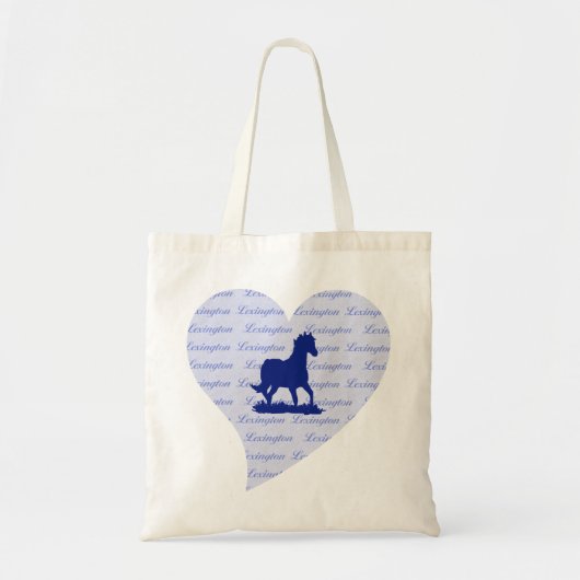 Lexington KY Horse Tote Bag (Voorkant)