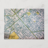 Lexington, KY  Map Briefkaart (Voorkant)