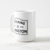 LEXINGTON MASSACHUSETTS Hometown Mass MA Townie Koffiemok (Voorkant links)