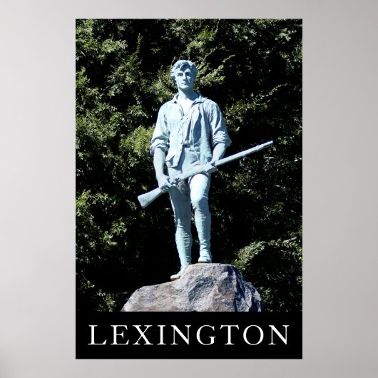 Lexington Minuteman Poster (Voorkant)