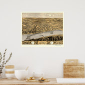 Lexington, MO Panoramic Map - 1869 Poster (Keuken)