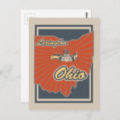 Lexington, Ohio-Briefkaart - Reizigers Briefkaart (Voorkant / Achterkant)