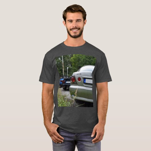 Lexus IS200 / IS300 T-Shirt met Mazda MX-5 Miata (Voorkant volledig)
