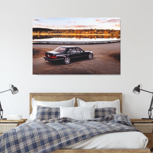Lexus LS400 Canvas Afdruk (Insitu (Slaapkamer))