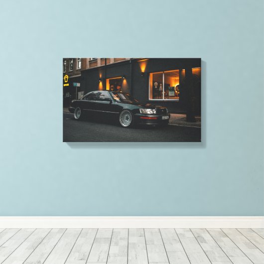 Lexus LS400 Canvas Afdruk (Insitu (Houten vloer))