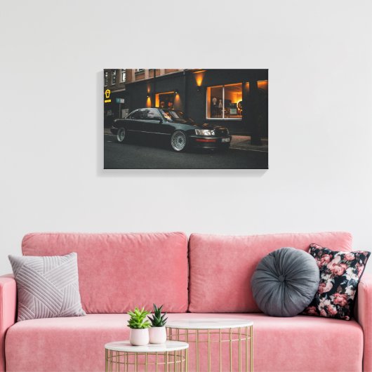 Lexus LS400 Canvas Afdruk (Insitu (Woonkamer))