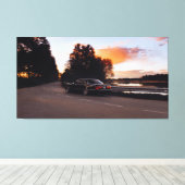 Lexus LS400 Canvas Afdruk (Insitu (Houten vloer))