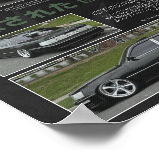 Lexus LS400 XF10 – VIP Stance Elegance Poster (Hoek)