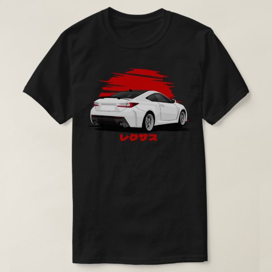 Lexus RC F JDM Stijl T-shirt (Design voorkant)