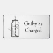 Leyden Jar Guilty in beschuldiging gesteld Bureaumat (Voorkant)