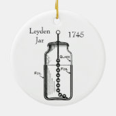 Leyden Jar Guilty in beschuldiging gesteld Keramisch Ornament (Achterkant)