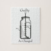 Leyden Jar Guilty in beschuldiging gesteld Legpuzzel (Verticaal)