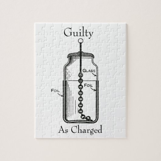 Leyden Jar Guilty in beschuldiging gesteld Legpuzzel (Verticaal)