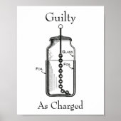 Leyden Jar Guilty in beschuldiging gesteld Poster (Voorkant)