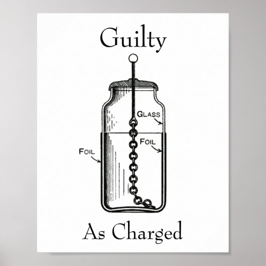 Leyden Jar Guilty in beschuldiging gesteld Poster (Voorkant)